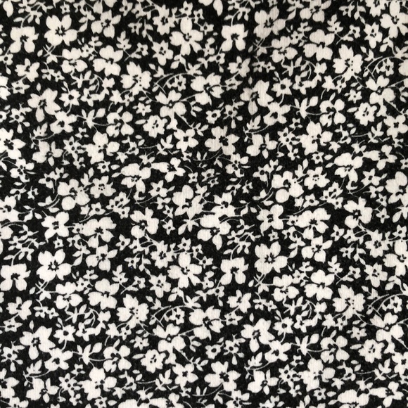 Black and White Floral Halter Top- SALE - Picture 3 of 4